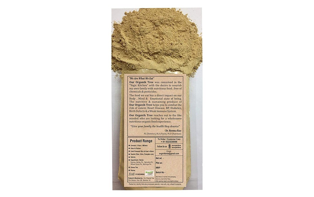 Our Organik Tree Organic Dry Gingers Powder / Sonth   Pack  100 grams
